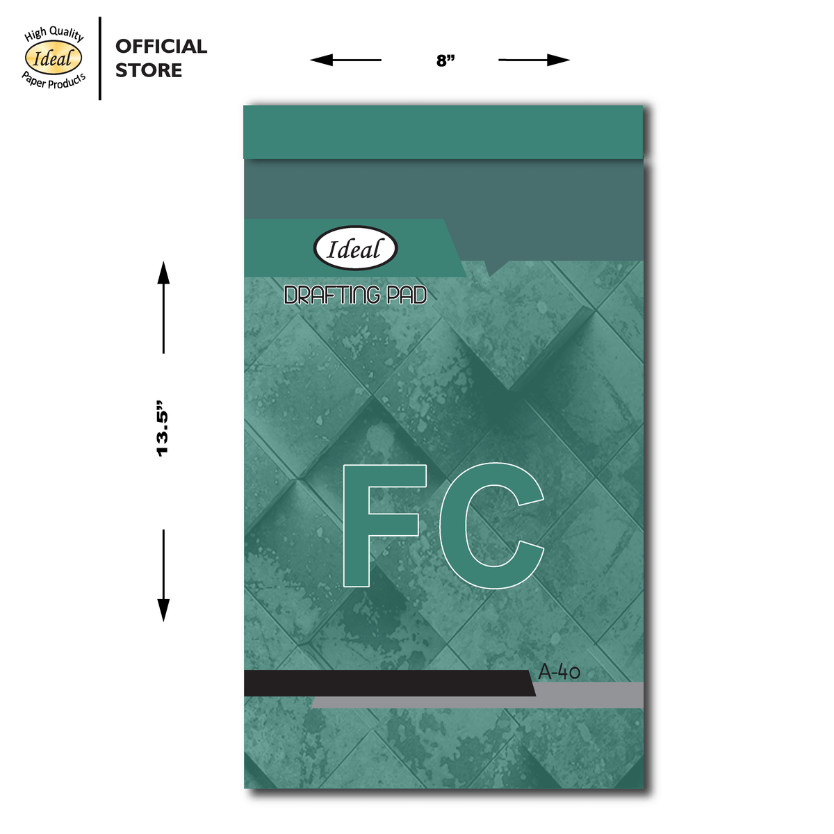 Drafting Pad A40 - Size FC - Imported Paper
