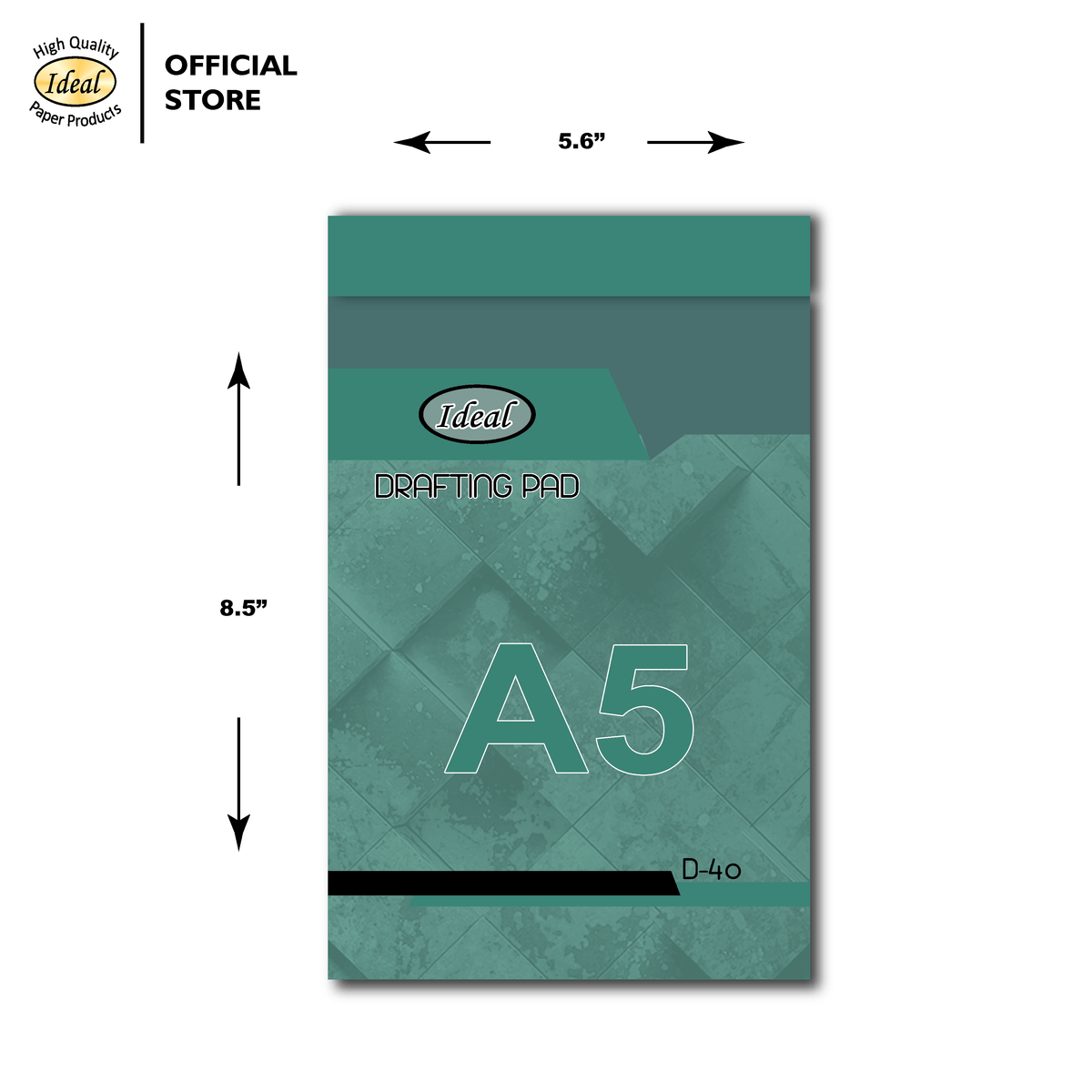 Drafting Pad D40 - Size A5 - Imported Paper