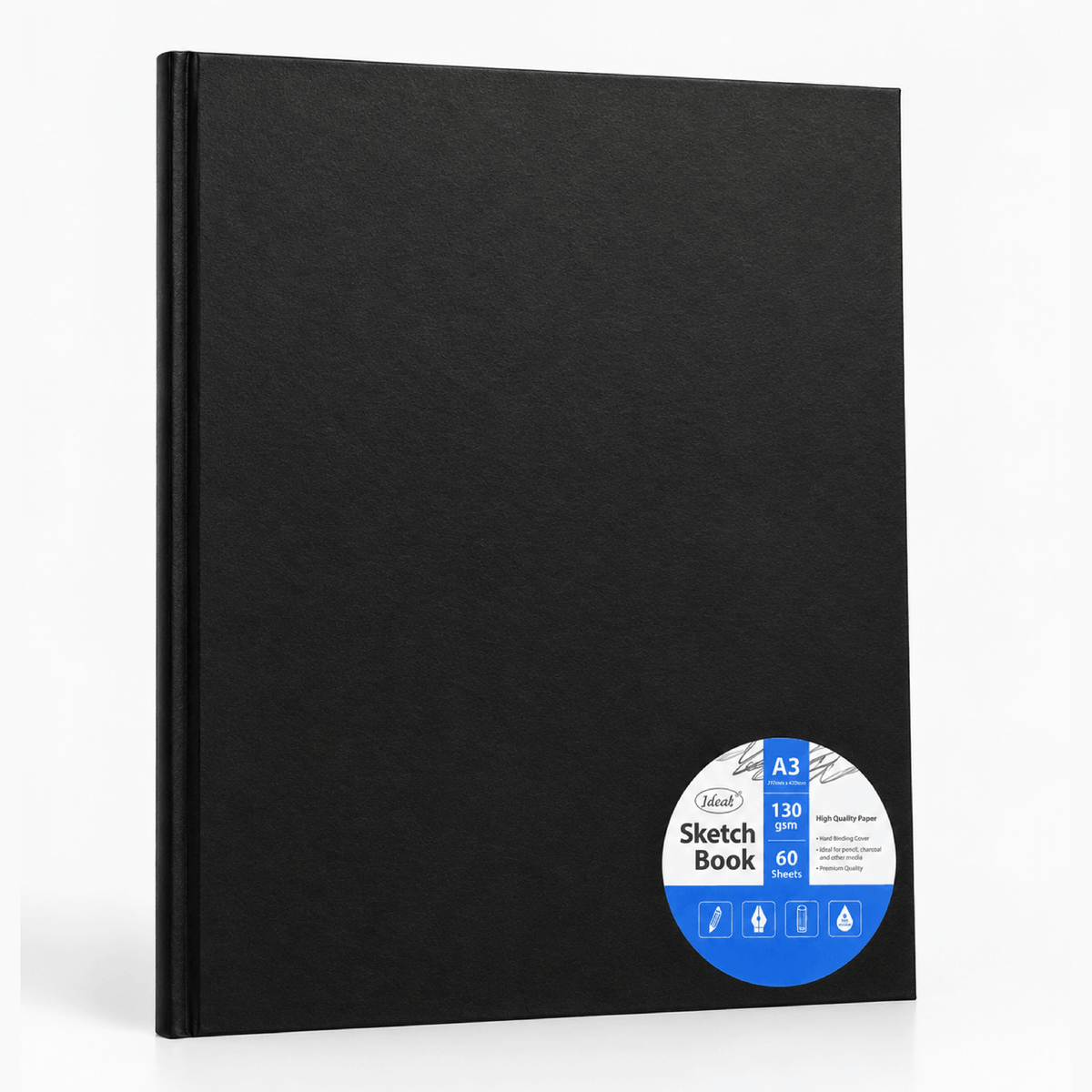 Hard Bind Sketch Book - A3 Size - 130g Paper