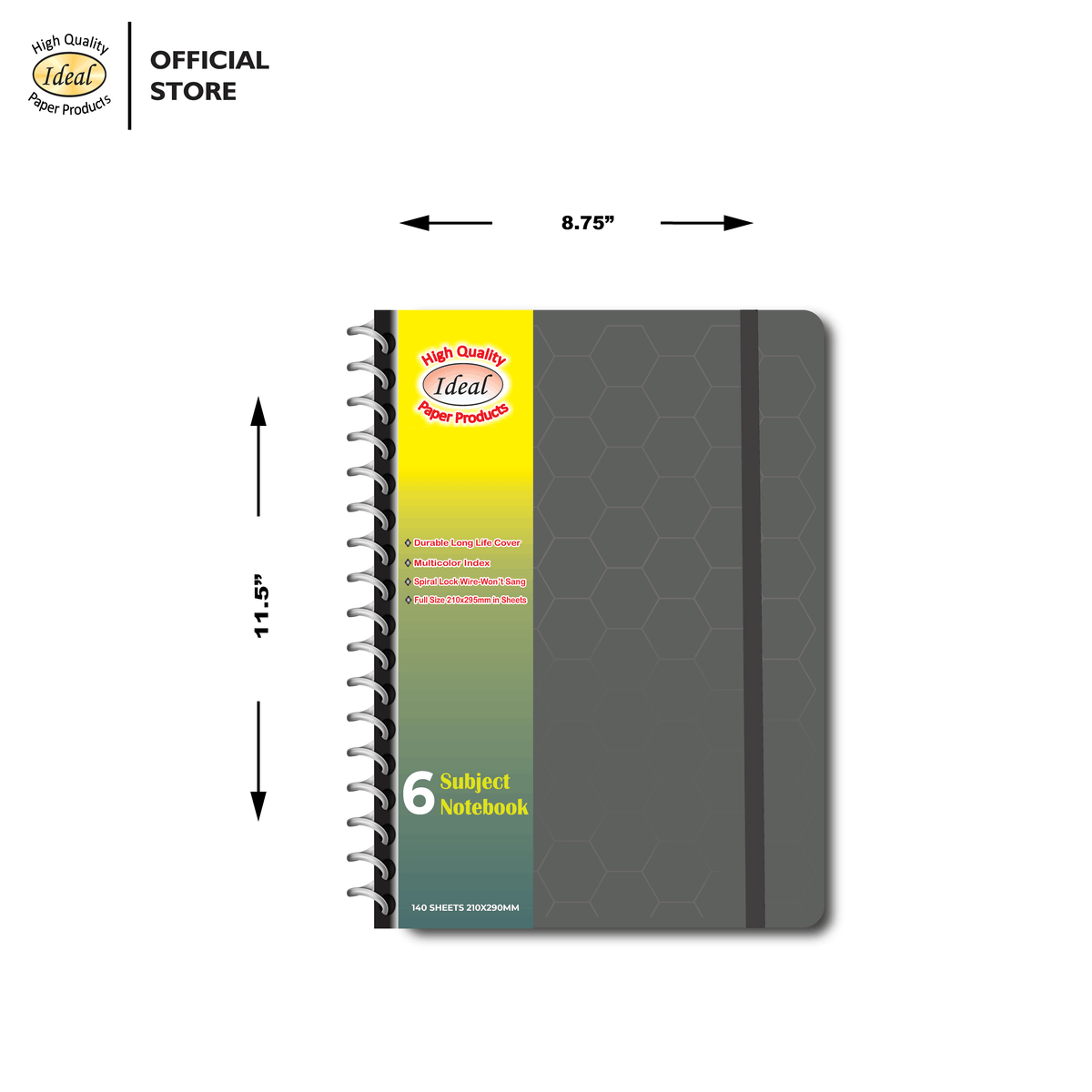Subject Notebook - 6 Subject