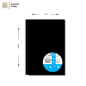 Hard Bind Sketch Book - A3 Size - 130g Paper