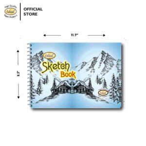 Sketch Book - A4 Size - 250g Paper - For Acrylic & Watercolor - D2
