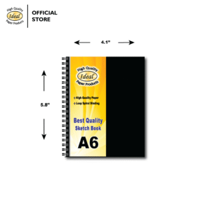 Sketch Book - A6 Size - 50 Sheets - 130g Paper