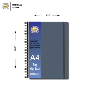 Ring Notebook A4 - 80 Sheets